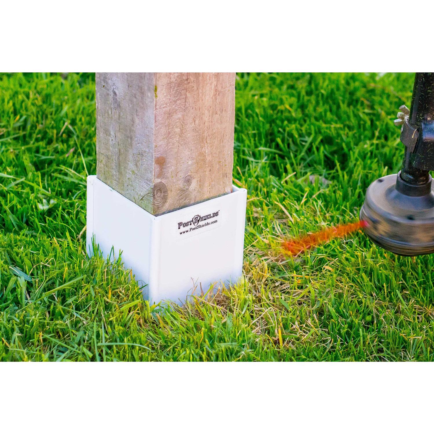 Post Sleeve Post Protector by Post Shields Protects Mailbox Deck & Fence Posts From Lawn - Inhomebuy