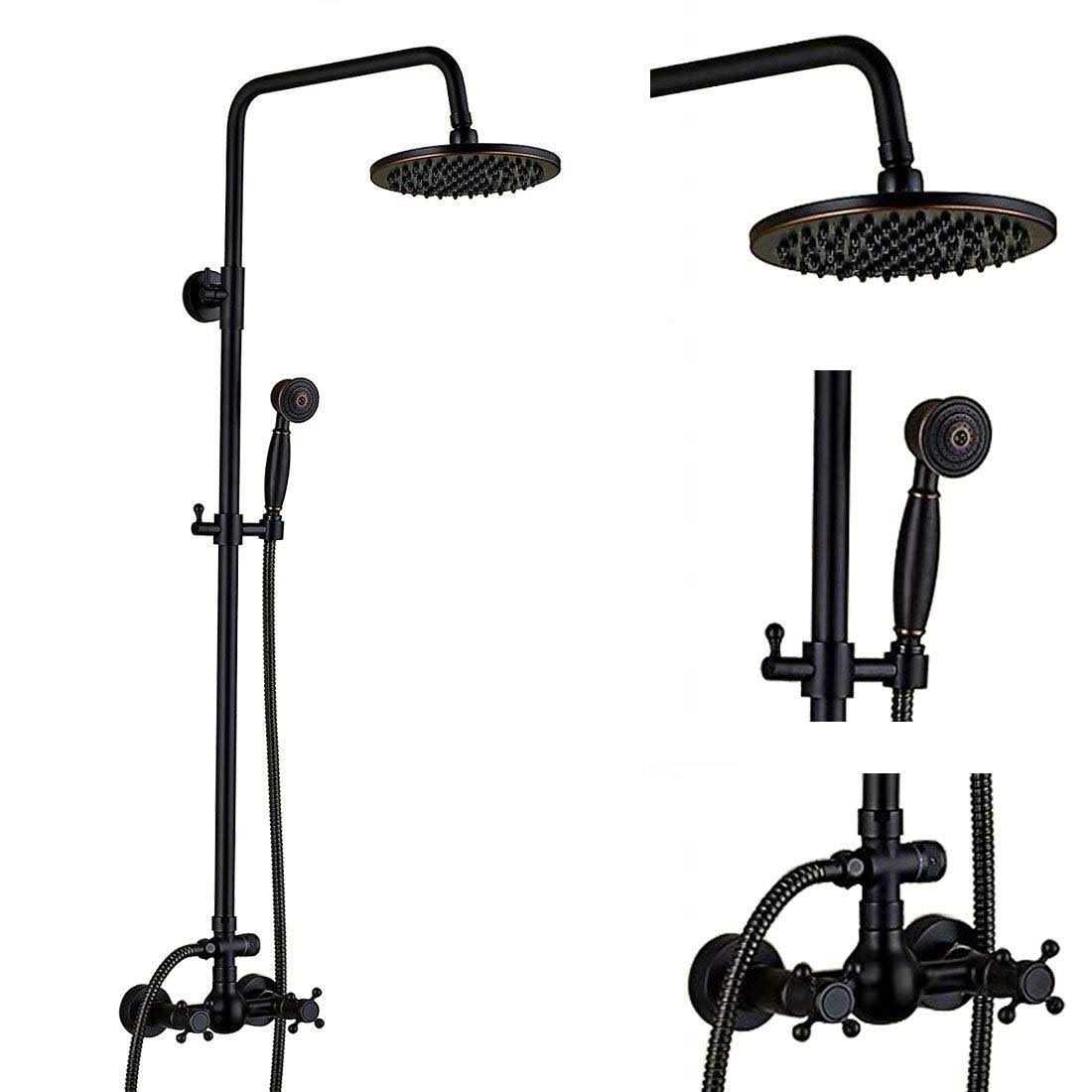 Oil Rubbed Bronze Framed Shower Door Replacement Drip Rail with Vinyl Sweep - Inhomebuy