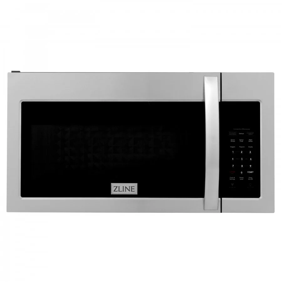 ZLINE Over the Range Convection Microwave Oven in Stainless Steel with Modern Handle and Sensor Cooking, MWO-OTR-30 - Inhomebuy