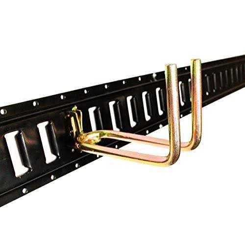 E-Track Tie-Down KIT! 4 Powder-Coated 8′ Horizontal E Track Rails - Inhomebuy