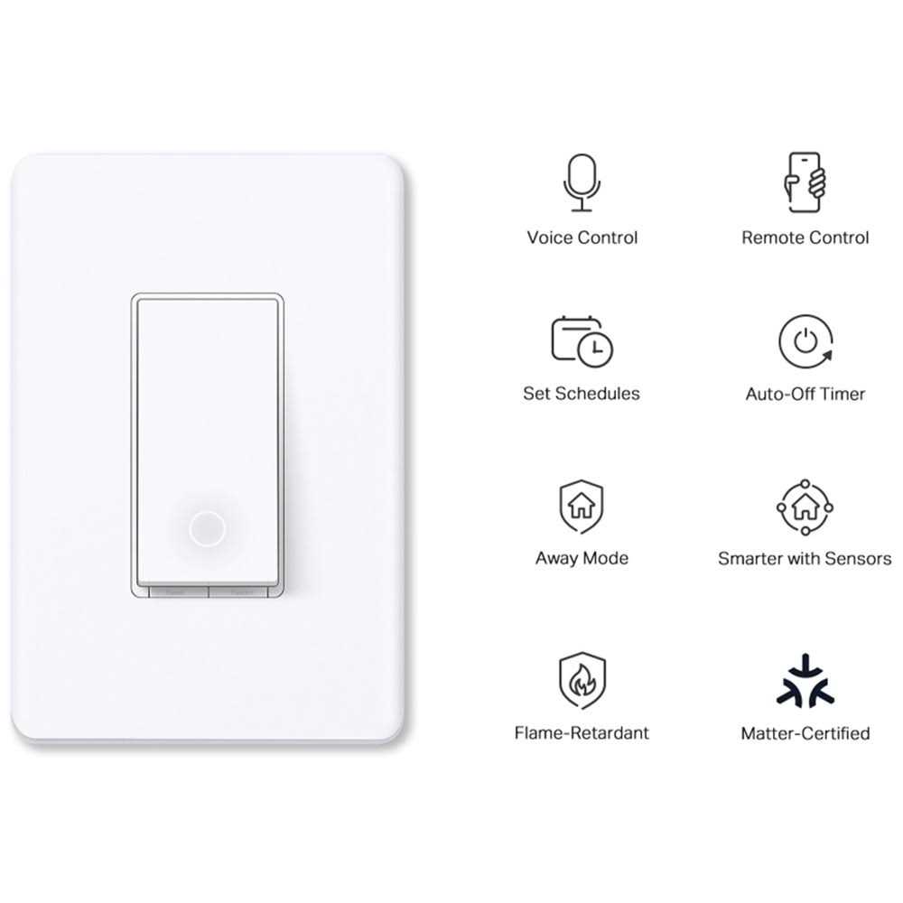 TP-Link Tapo Smart Wi-Fi Light Dimmer Switch with Matter - Inhomebuy