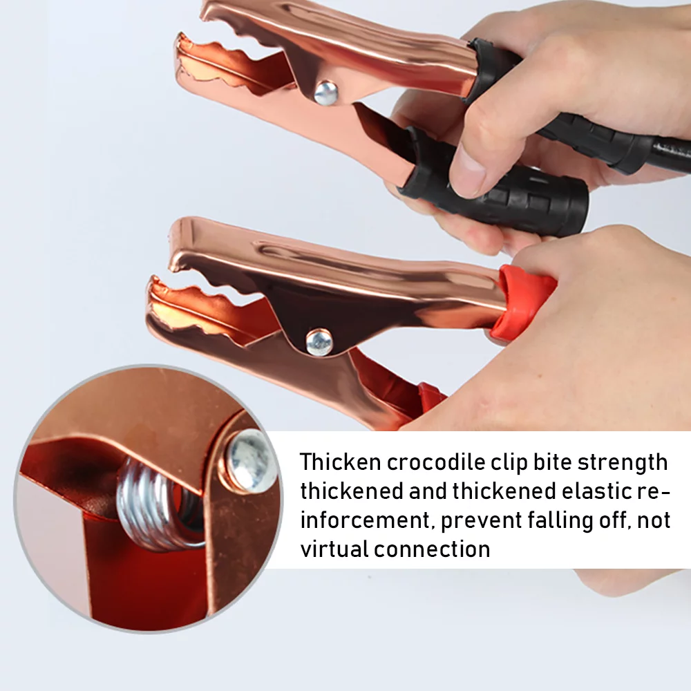 Hvxrjkn Jumper Lead Heavy Duty Cables 500AMP Car Truck Booster Cables 2.2M Battery Start Jumper Emergency Battery Cable - Inhomebuy