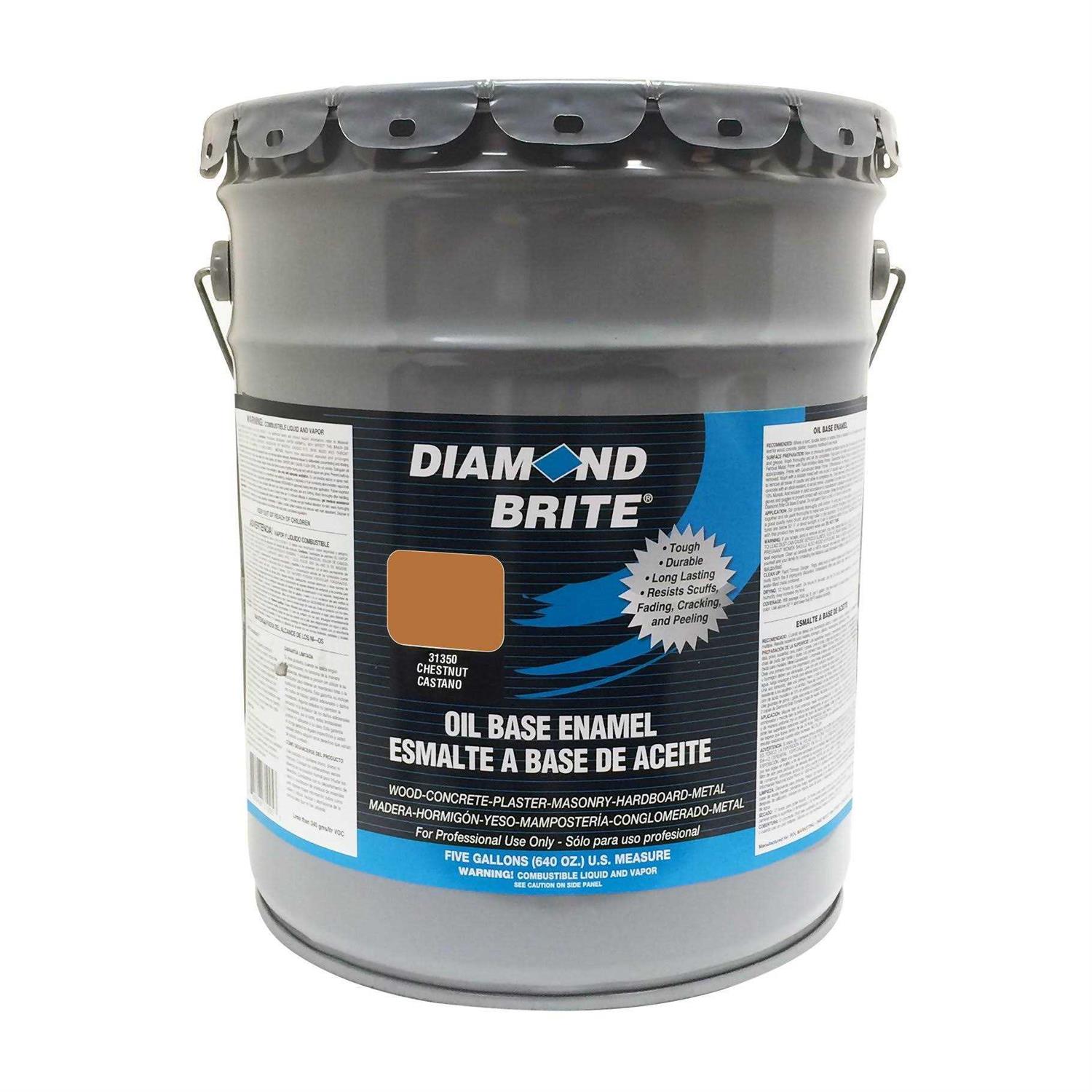 Diamond Brite 5 gal Oil Base All Purpose Enamel Paint - Inhomebuy