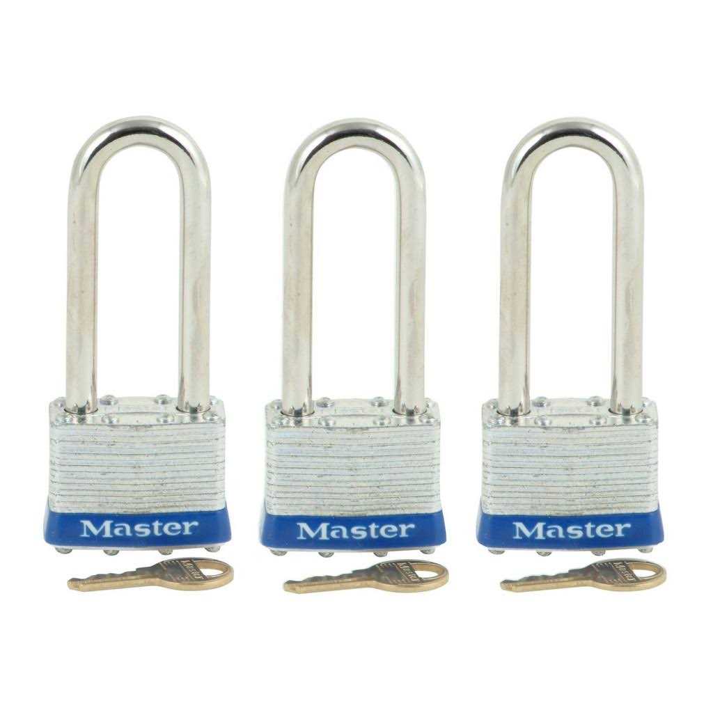 Master Lock Keyed Padlock, 15/16 Shackle - Inhomebuy