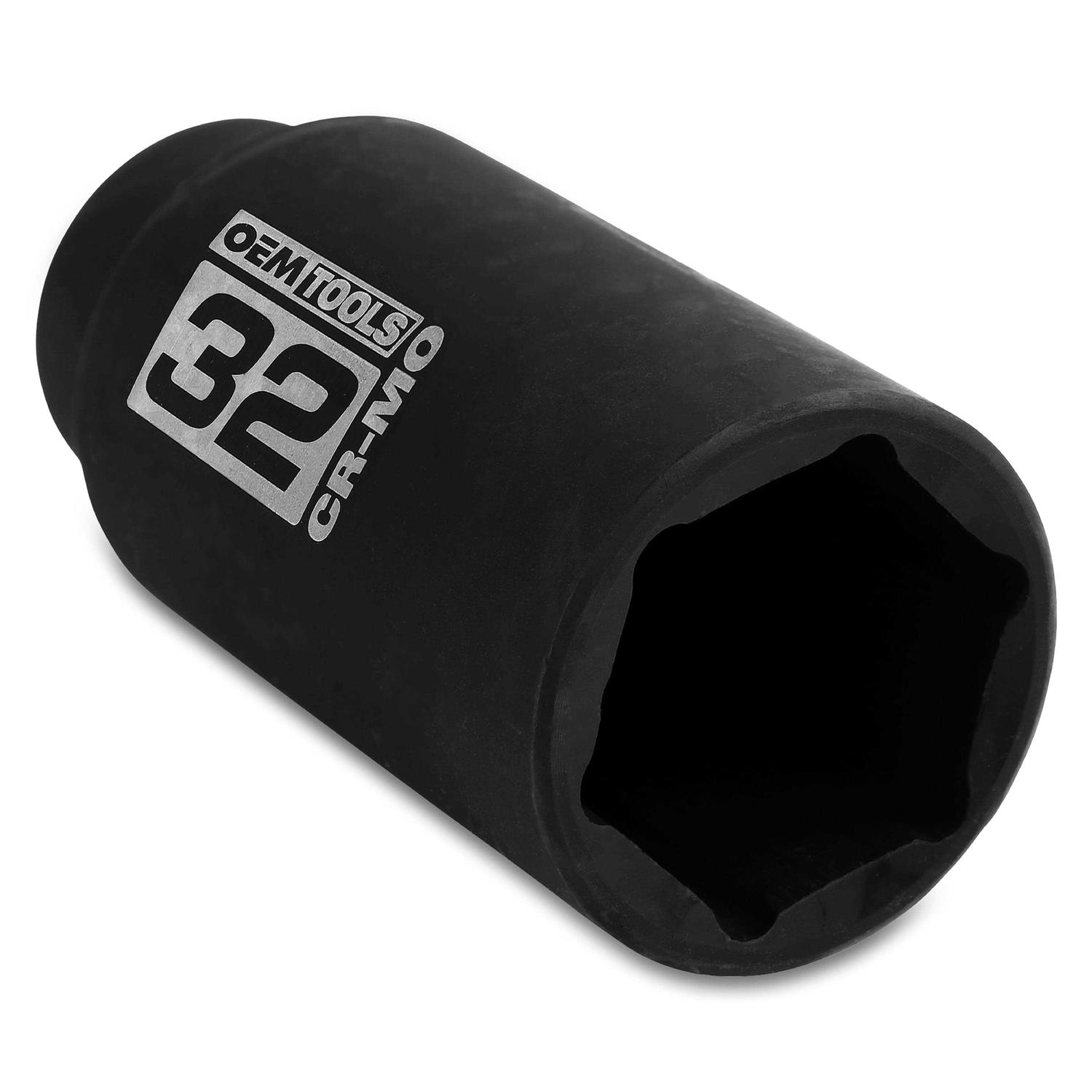 OEMTOOLS 0.50 in Drive 12-Pt 34mm Axle Nut Socket 24715 - Inhomebuy