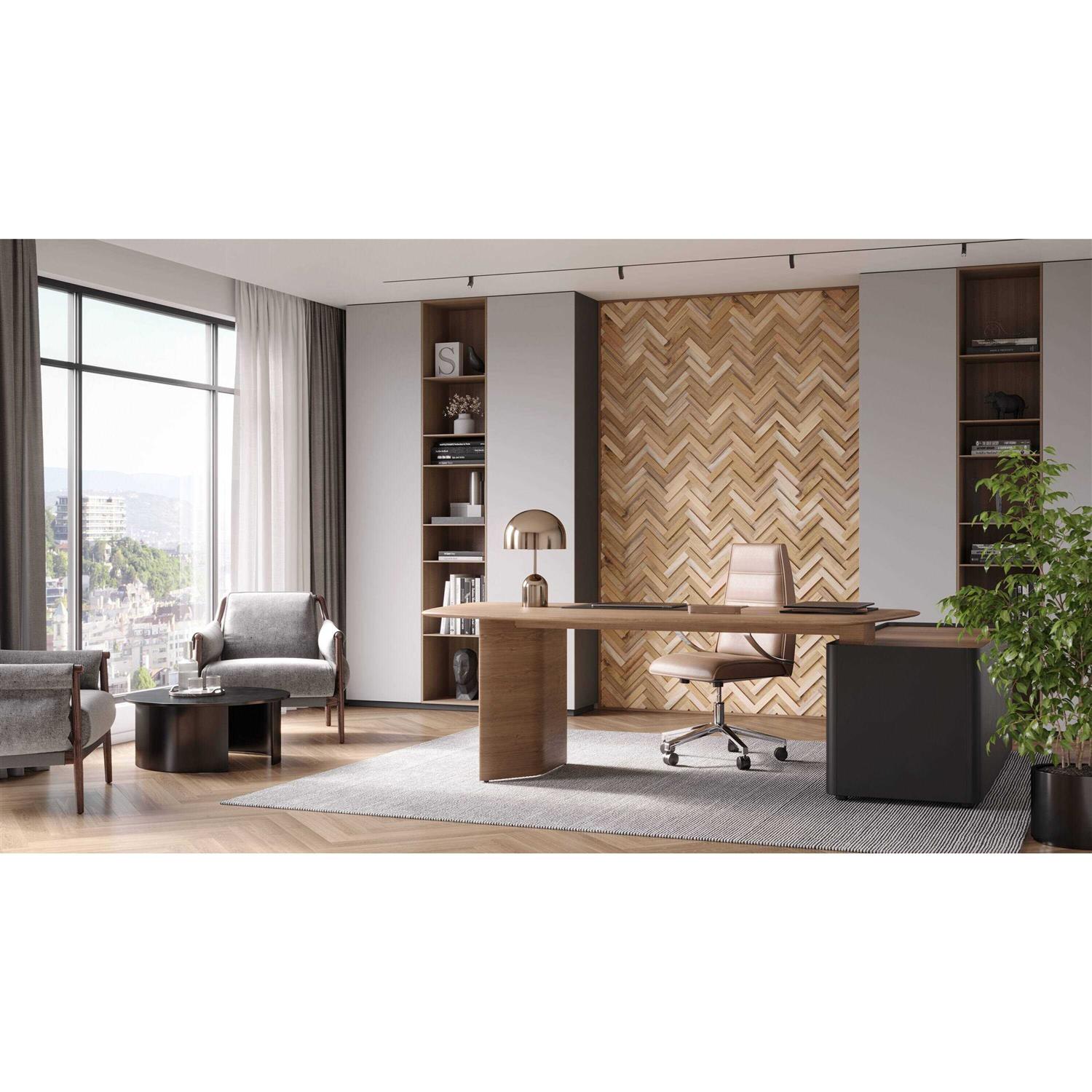 Wall wood paneling Tenino Walnut - Inhomebuy