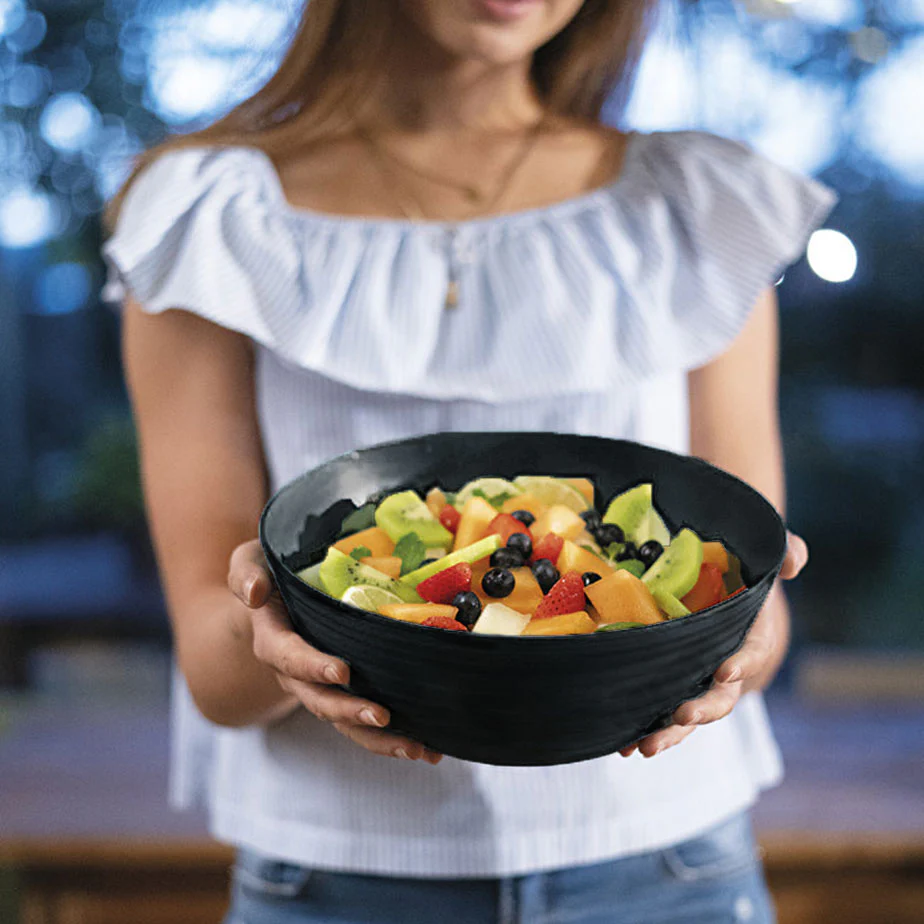 XL Bowl with lid black - Inhomebuy