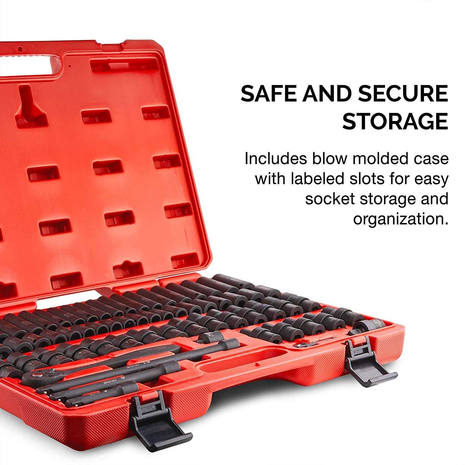 Neiko 02461A 3/4 Inch Drive Impact Socket Set SAE 1 to 1-1/2 - Inhomebuy