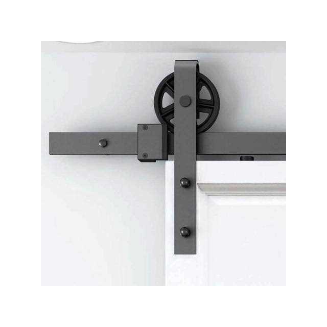 WINSOON 4-12FT Sliding Barn Door Hardware Kit for Single Door - Inhomebuy
