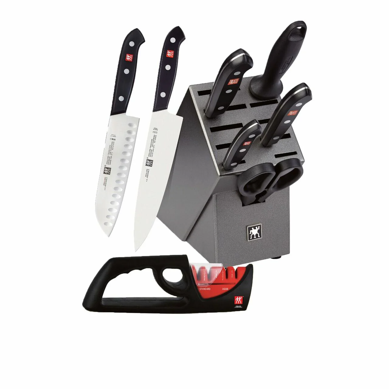 Zwilling Traditional 9-Piece Knife Block Set | 38662-009 - Inhomebuy