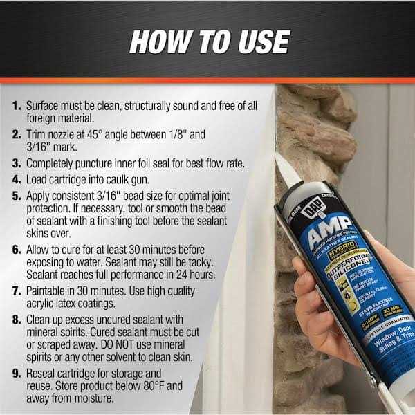 DAP AMP Advanced Sealant - Inhomebuy