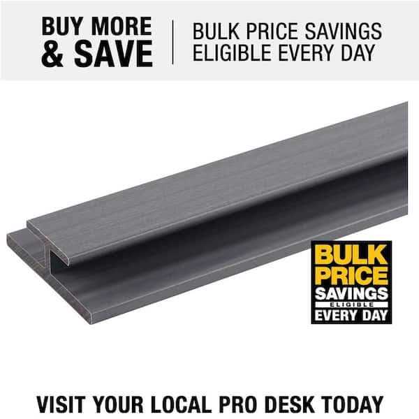 NewTechWood All Weather System 3.1 in. x 1.0 in. x 8 ft. Composite Siding Butt Joint Trim - Inhomebuy