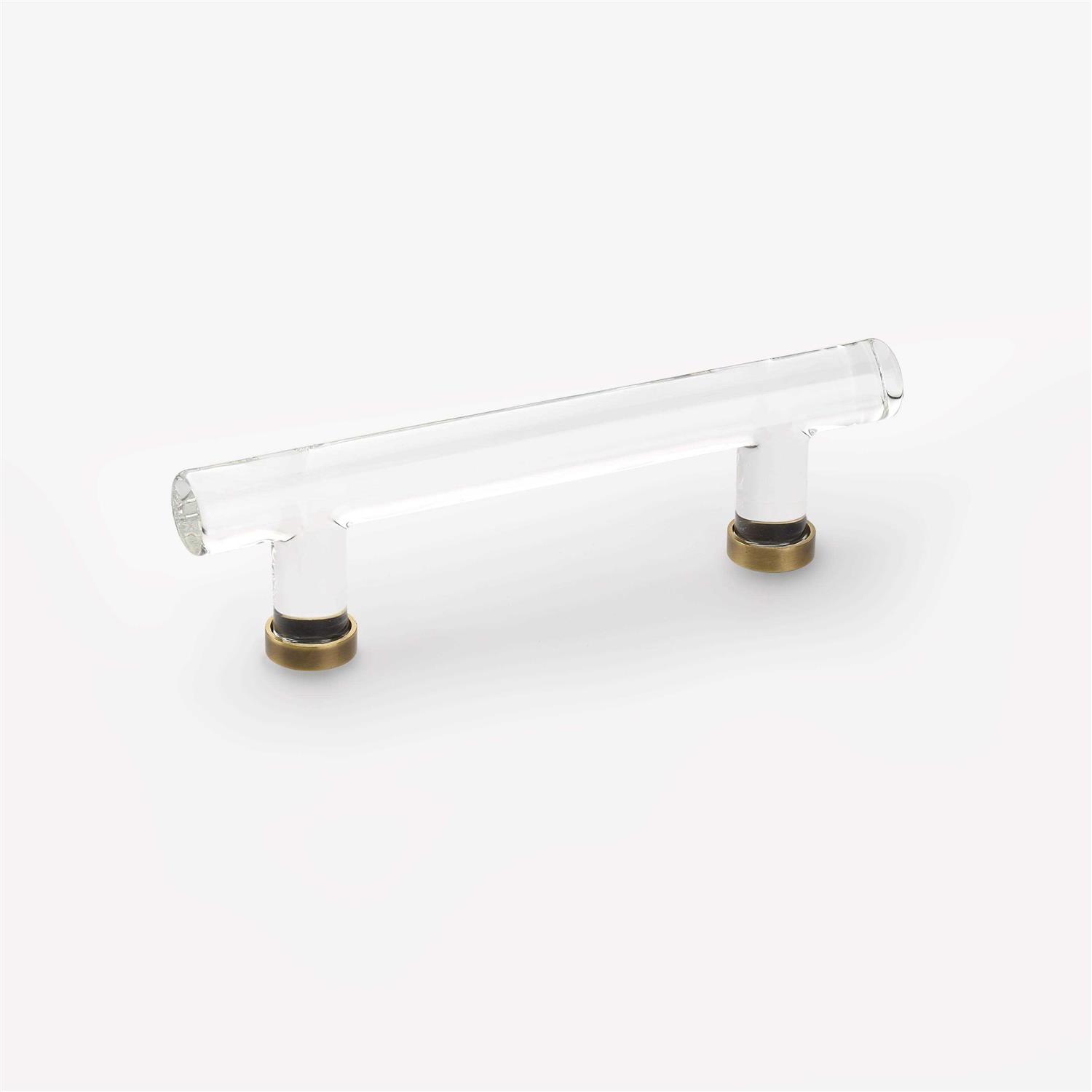 Emtek 4 Center to Center Crystal Cabinet Bar Pull 86724US - Inhomebuy