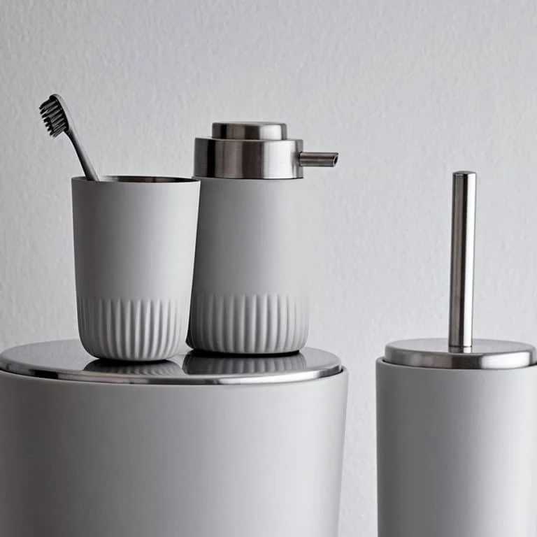 Toilet Brush Plissé White - Inhomebuy
