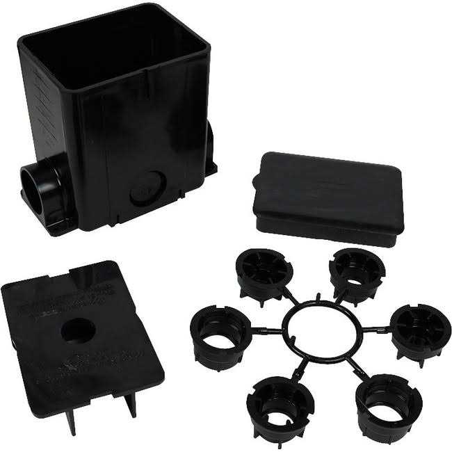 Wiremold 863DPCOM Dual Service Floor Box Kit - Inhomebuy