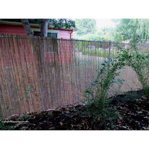MGP 96 in. H Slat Bamboo Roll Garden Fence - Inhomebuy