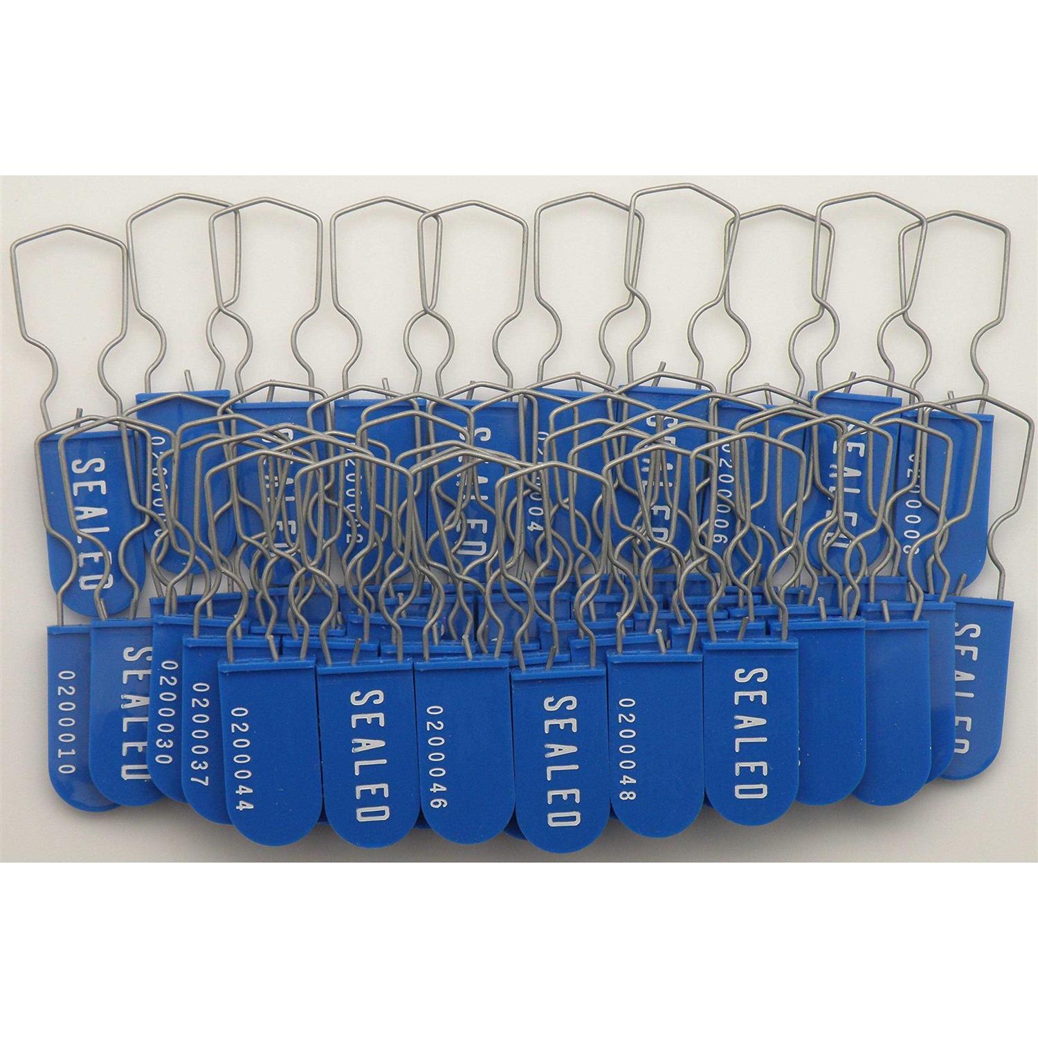 Electric Meter Security Seal Wire Padlock Pack of 50 - Inhomebuy