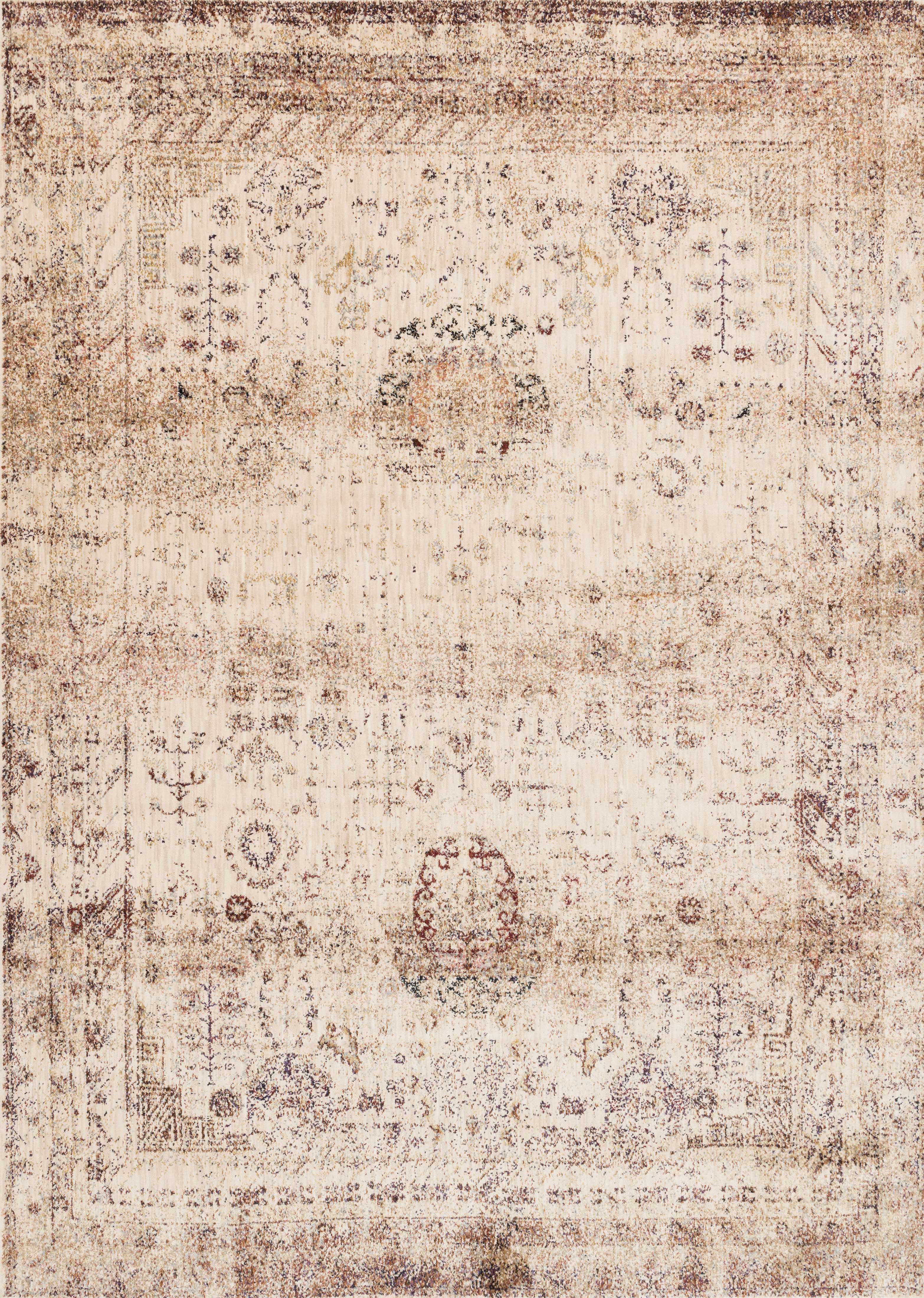 Loloi Rugs Anastasia Collection Rug in Ivory, Multi - 12'0