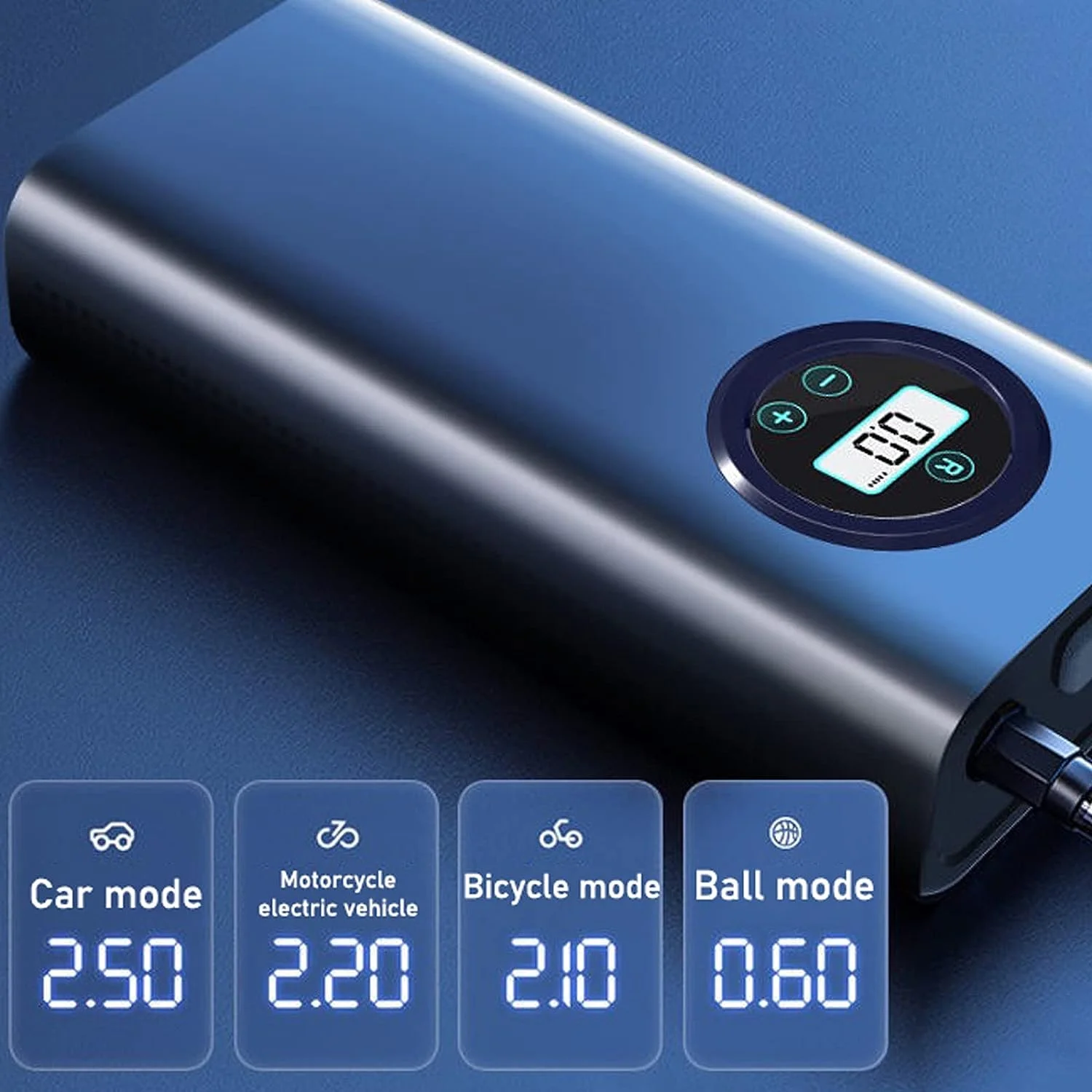 Maraawa Tire Inflator Portable Air Compressor 150PSI 17L/min Super Fast Inflate 3600mAh  Fast Inflation Tire Pump Portable Air Pump for Car Ball Moto & Bike - Inhomebuy