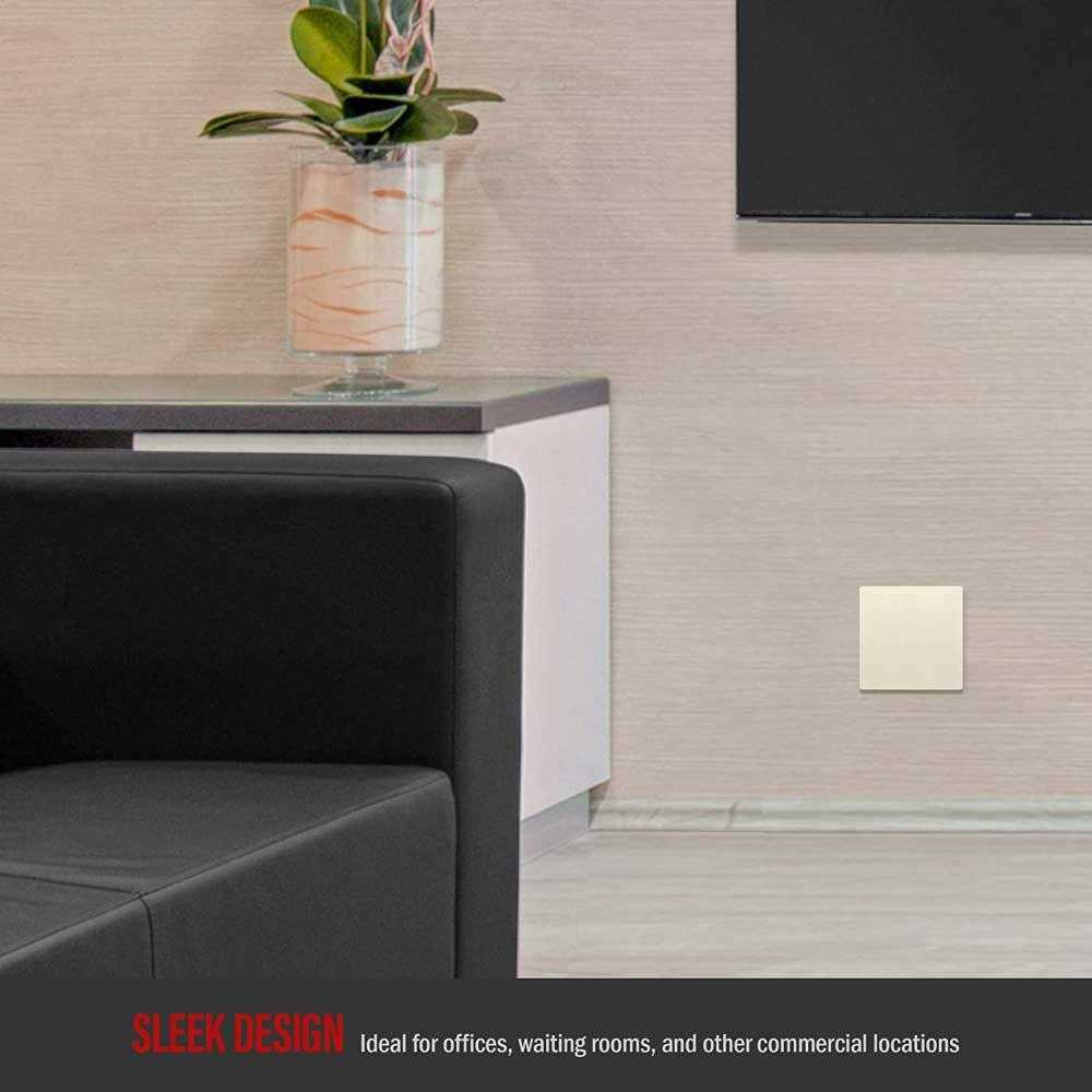 ENERLITES Screwless Double Blank Wall Plate Child Safe Two Gang Blank Device Outlet Cover - Inhomebuy