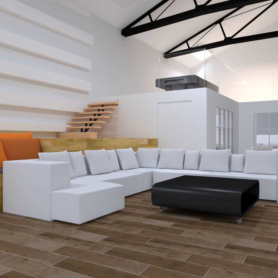 County Line 36” L Porcelain Wood Look Singular Tile PIXL - Inhomebuy