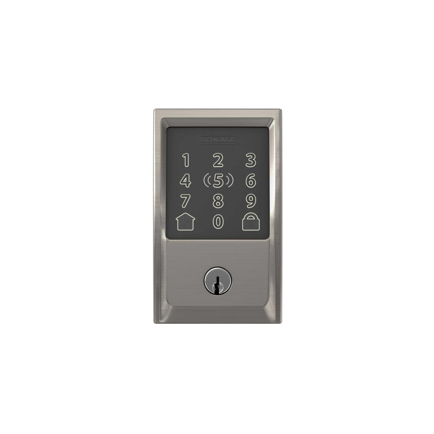 Schlage BE499WB-CEN Encode Plus Century Touchscreen Electronic Deadbolt with WiFi BE499WBCEN622 - Inhomebuy