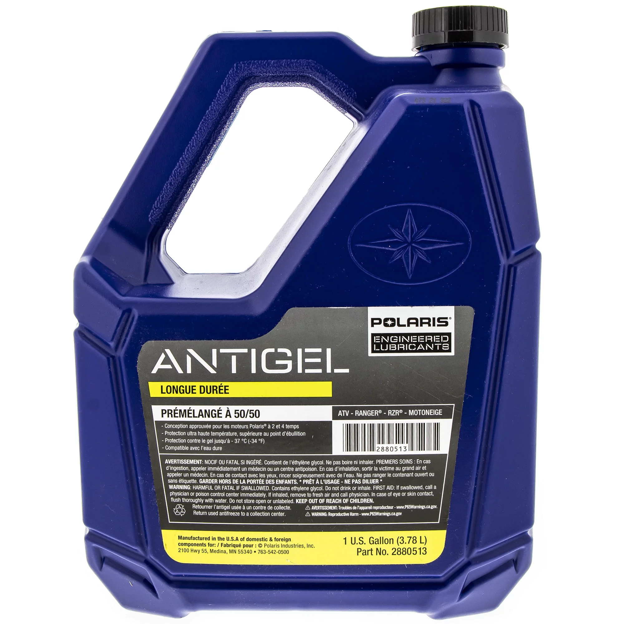 Polaris 2880513 Genuine OEM 1 Gallon Anti-Freeze 50 50 Premix For ACE Ranger RZR Sportsman - Inhomebuy