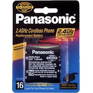 Panasonic: Cordless Telephone Battery |HHRP401A1B| TYPE 16 - Inhomebuy