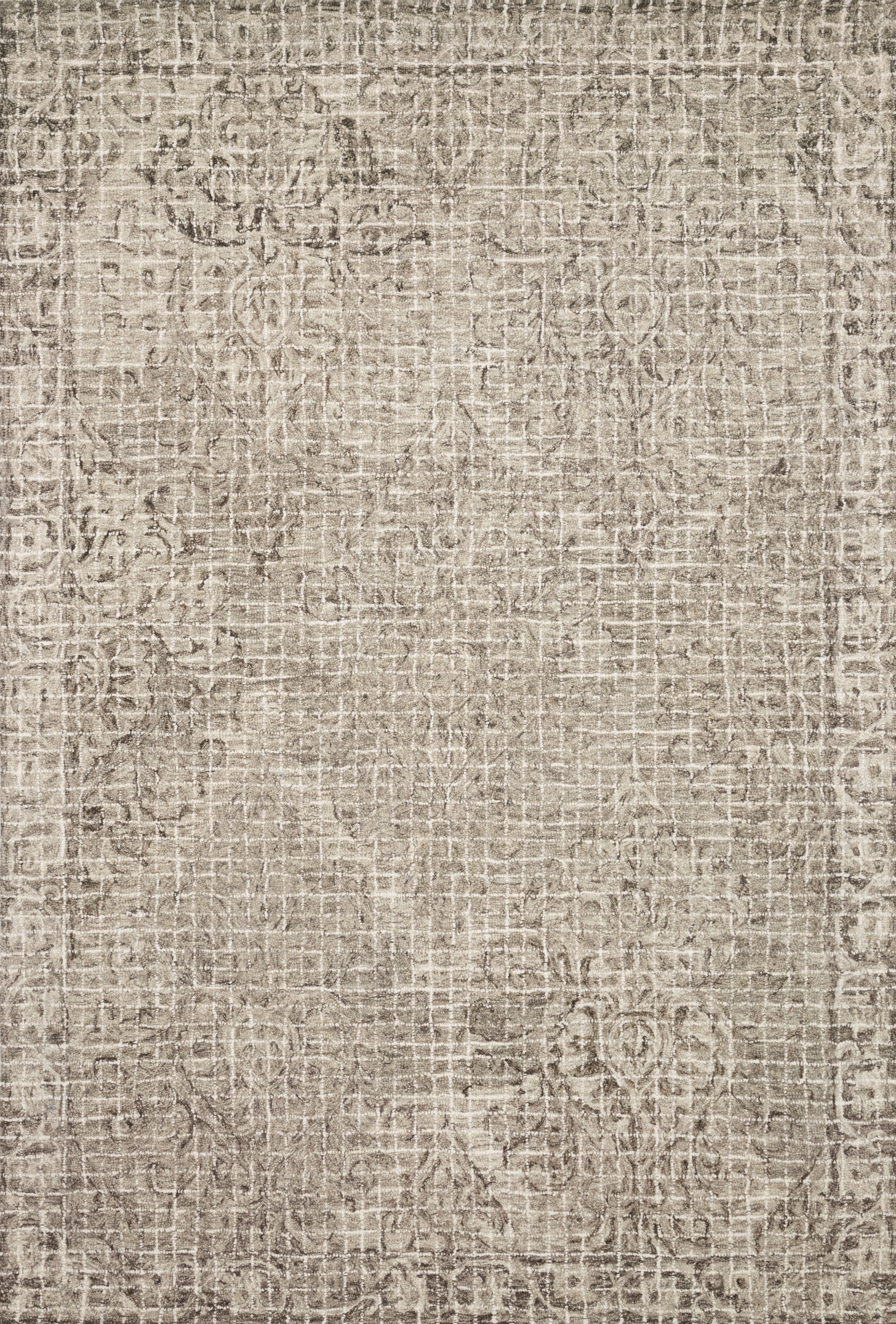 Loloi Rugs Tatum Collection Rug in Pewter, Stone - 9'3