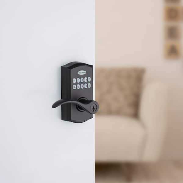 Kwikset Obsidian Keyless Z-Wave Electronic Touchscreen Deadbolt 954OBN - Inhomebuy
