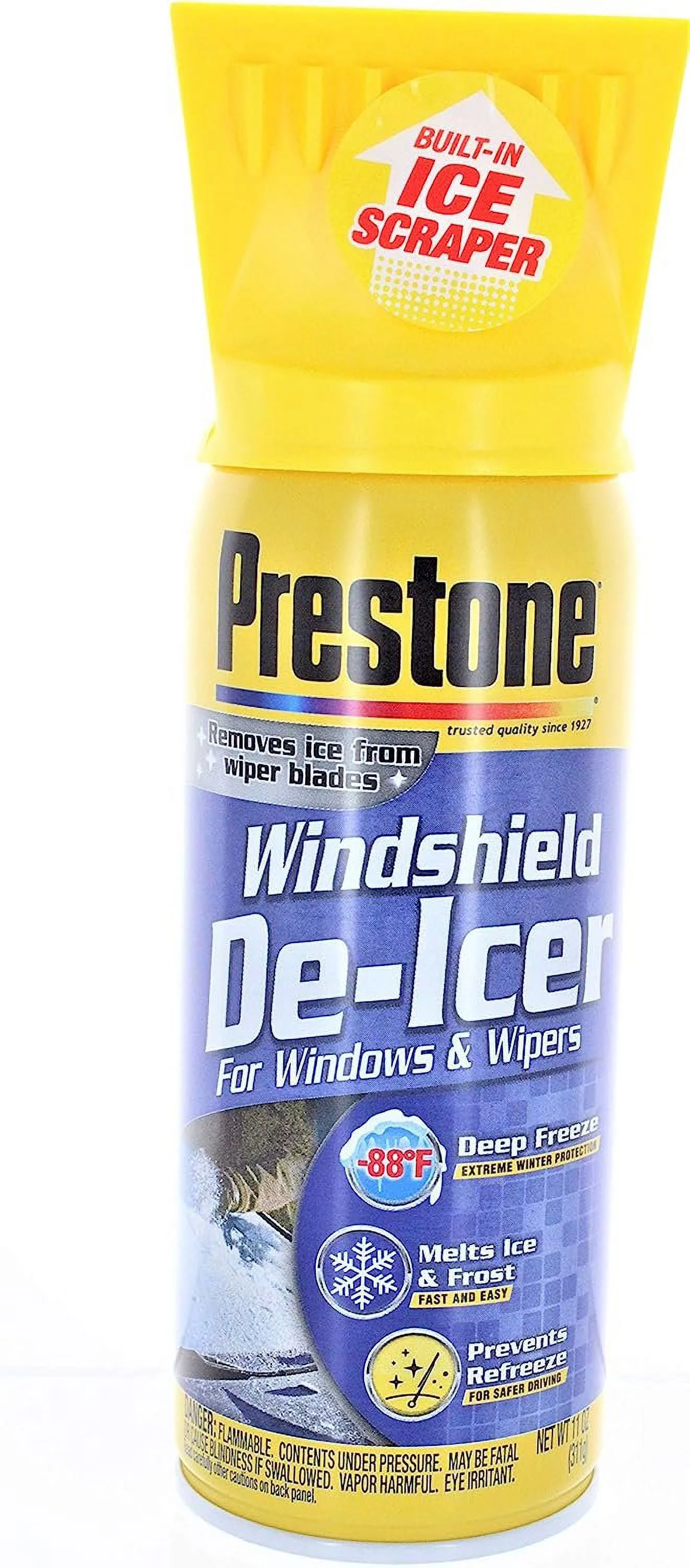 Prestone AS242 Windshield De-Icer - 11 oz. Aerosol 2 Pack - Inhomebuy