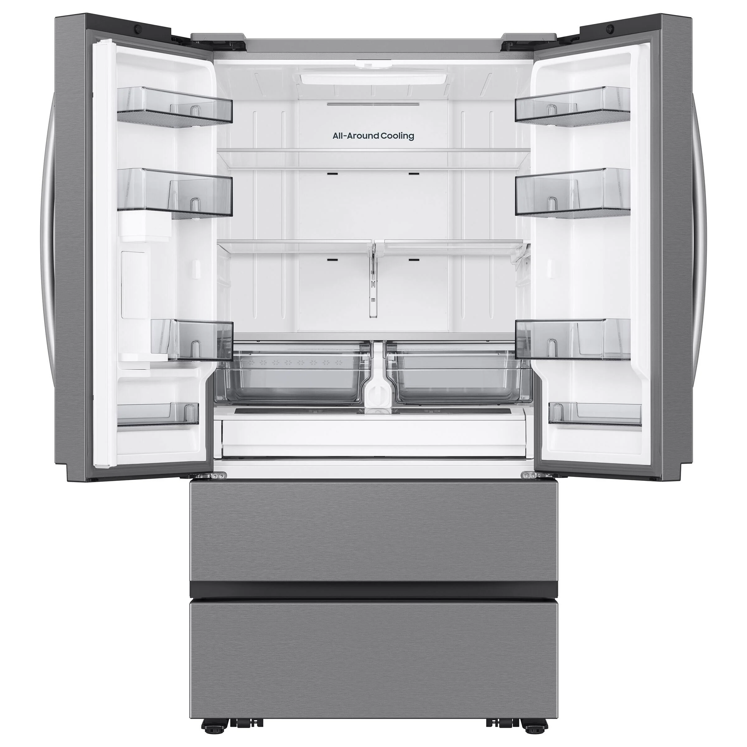 SAMSUNG 36 IN 30.8 CU. FT. STAINLESS STEEL 4 DOOR FRENCH DOOR REFRIGERATOR WITH SPACEMAX TECHNOLOGY - Inhomebuy