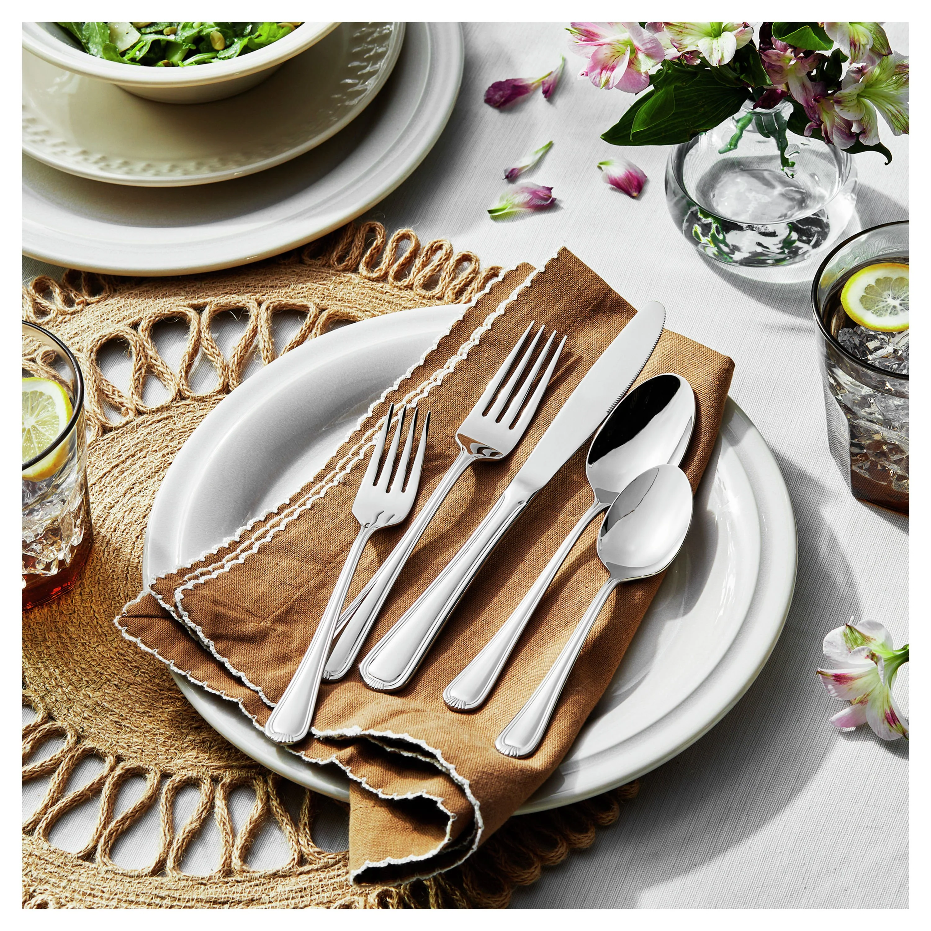 Henckels 20pc Alcea Stainless Steel Flatware Set - Inhomebuy