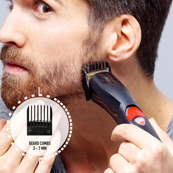 Ducati Grooming Kit 6 IN 1, S/S blade, Cord & Cordless - Inhomebuy