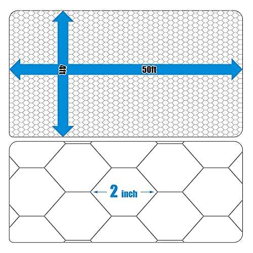 Fencer Wire 2 x 100 ft. 14 Gauge Welded Wire Fence 2 x 4 in. Mesh - Inhomebuy
