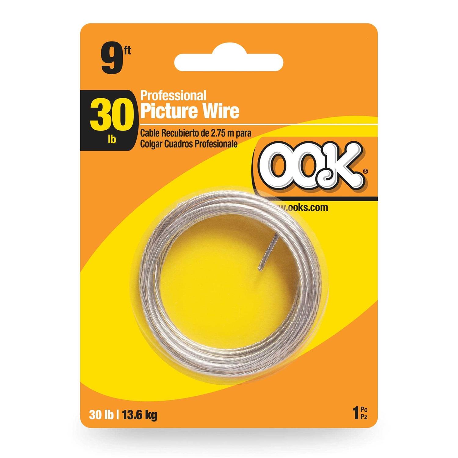 Ook 9 Foot Professional Hanging Wire - Inhomebuy