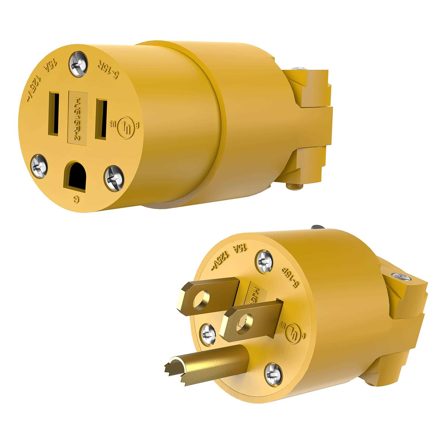 Enerlites Duplex Receptacle 20 Amp Electrical Wall Outlet Industrial Grade 62081-W - Inhomebuy