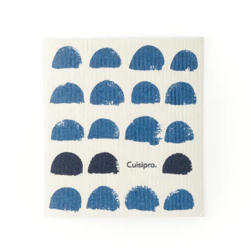 Cuisipro Eco-Cloth SM Blue Dots / Blueberry 2pk | 747949 - Inhomebuy