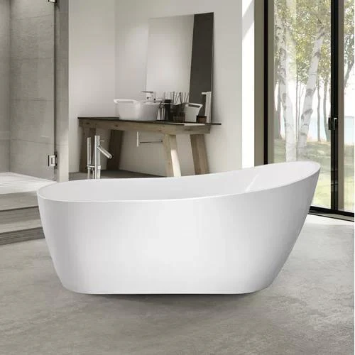 Vanity Art VA6904-L Acrylic 67 in. x 29 in. Freestanding Soaking Bathtub, VA6904-L - Inhomebuy