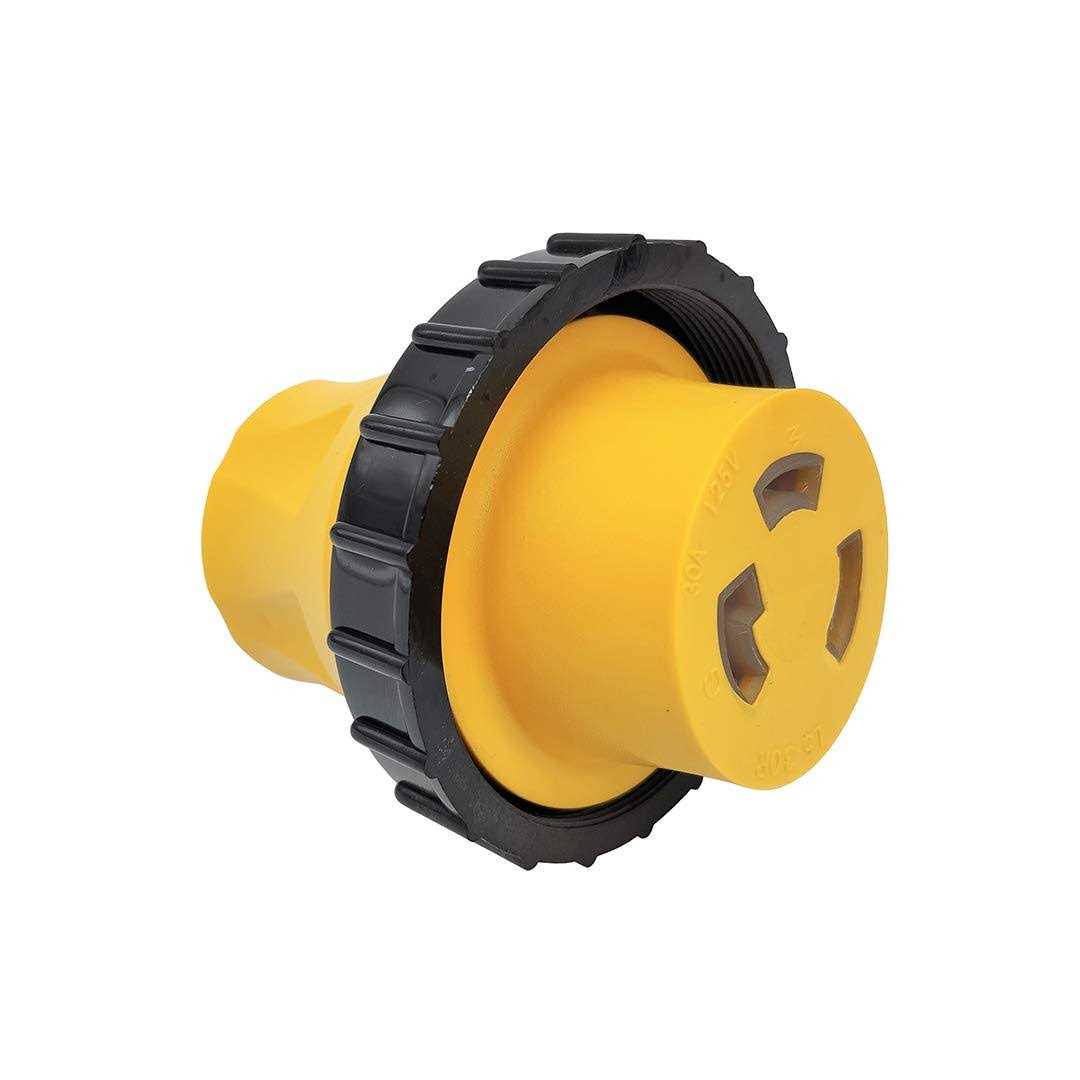 Parkworld 68345 Generator NEMA L14-30R to L14-30R 4 Prong 30 AMP Female to Female Adapter Cord 18 inch - Inhomebuy