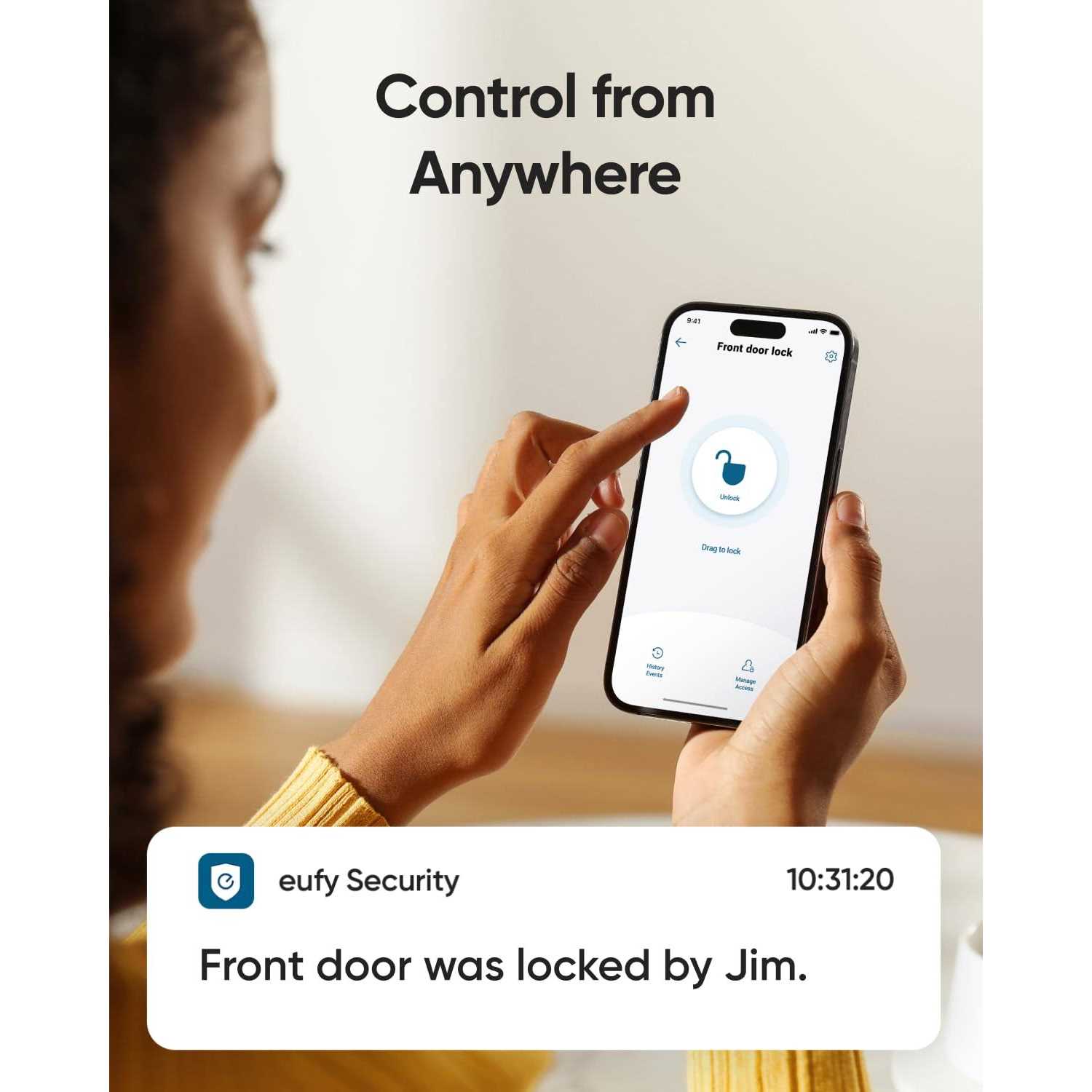 eufy Security C210 Smart Lock 5-in-1 Keyless Entry Door Lock - Inhomebuy