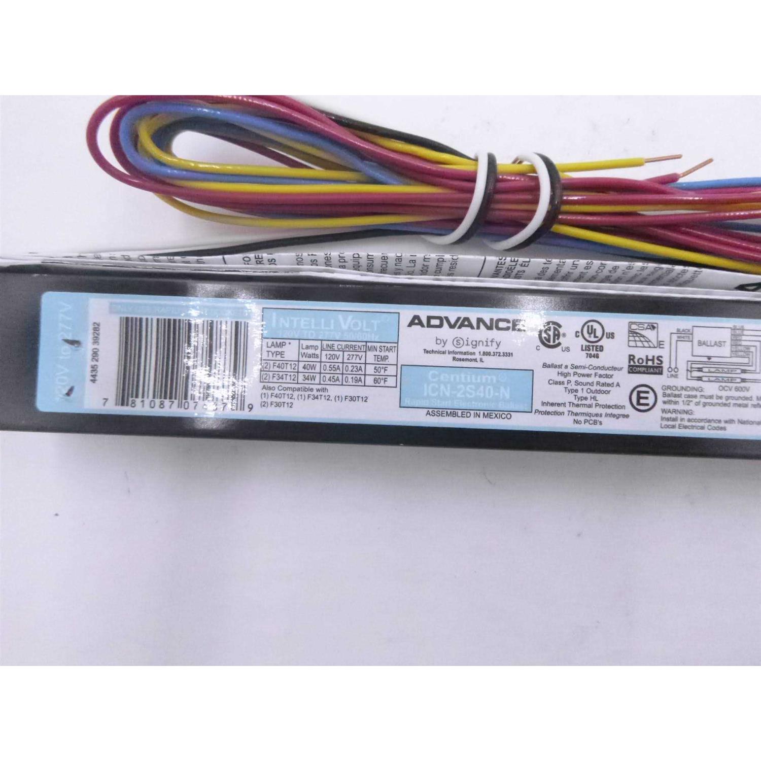 Philips Advance ICN2S110SC35I Fluorescent Ballast - Inhomebuy