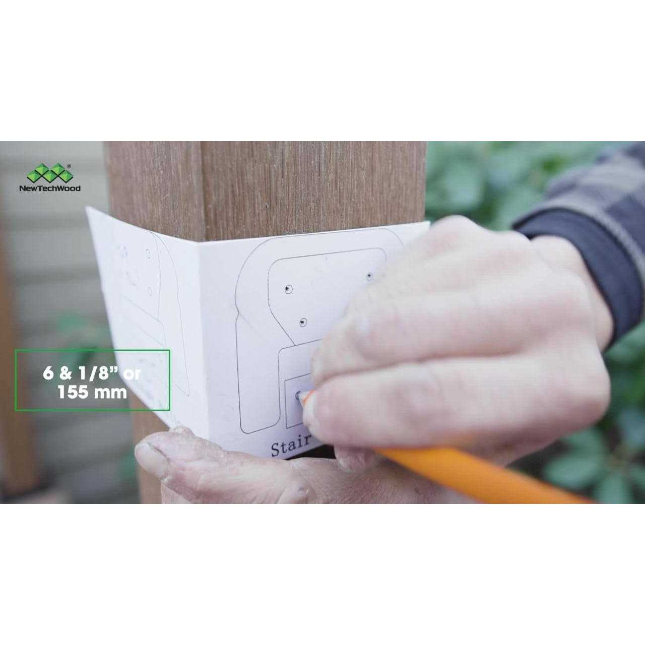 NewTechWood Minigap Hidden Fastener System 1-in x 2-in x 1-ft MGS-50 - Inhomebuy