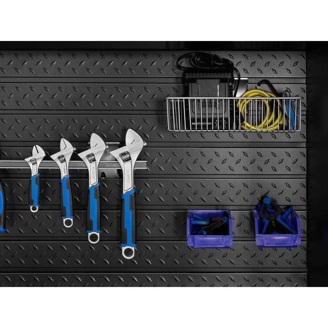 NewAge Products Pro Series 84 Diamond Plate Slatwall Backsplash - Inhomebuy