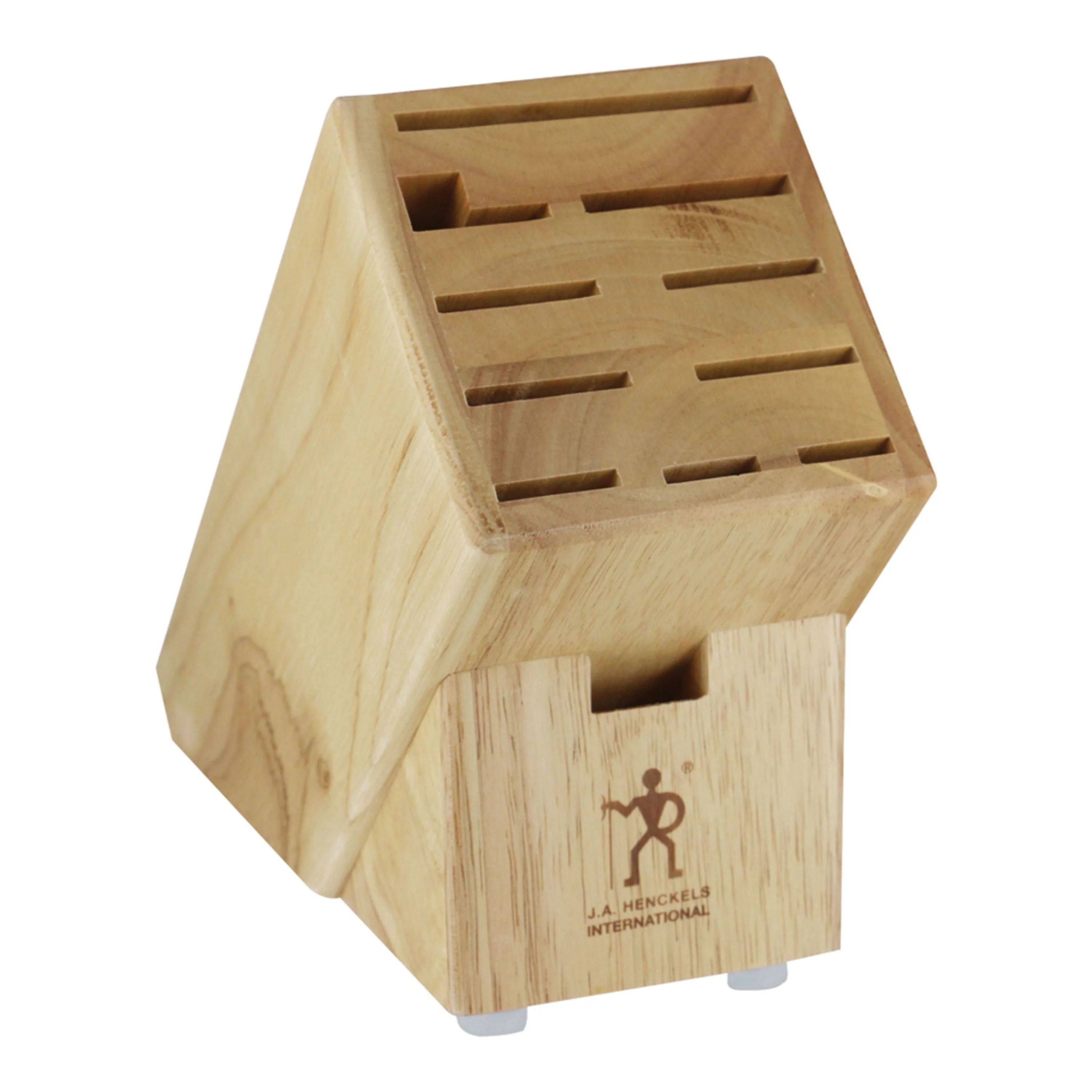 Henckels 11 Slot Knife Block in Hardwood, Storage Series - Inhomebuy