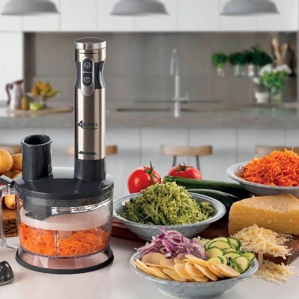 Hand Blender 4 Blades Multi Preparation 7 in 1 - Inhomebuy