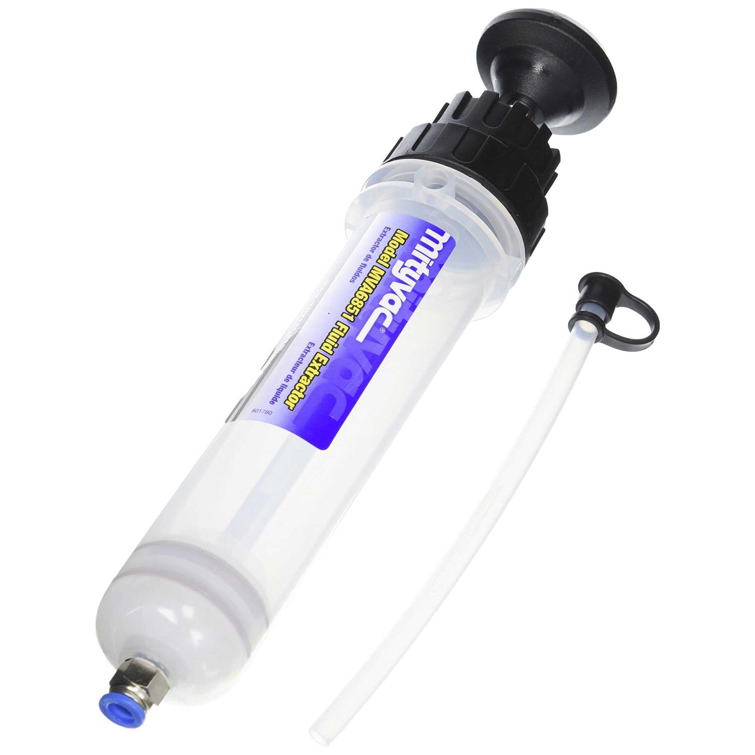 Mityvac 7201 Manual Fluid Evacuator Plus with 2.3 Gallon Reservoir Evacuates or Dispenses Fluids with Push Button - Inhomebuy