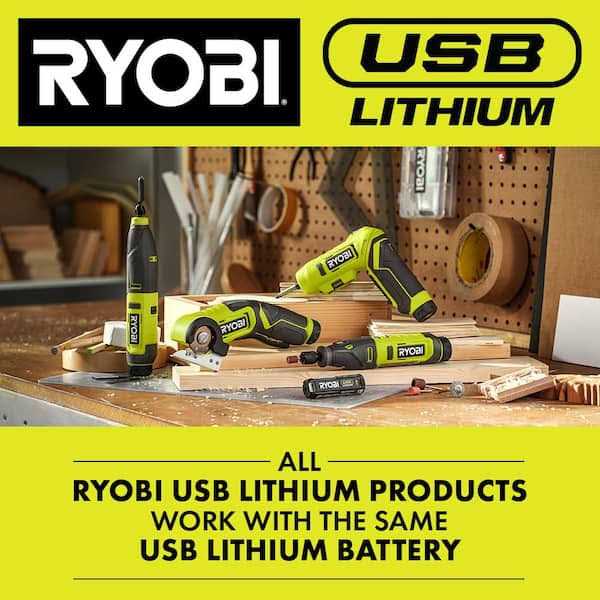 RYOBI USB Lithium 2.0 Ah Lithium-ion Rechargeable Battery - Inhomebuy