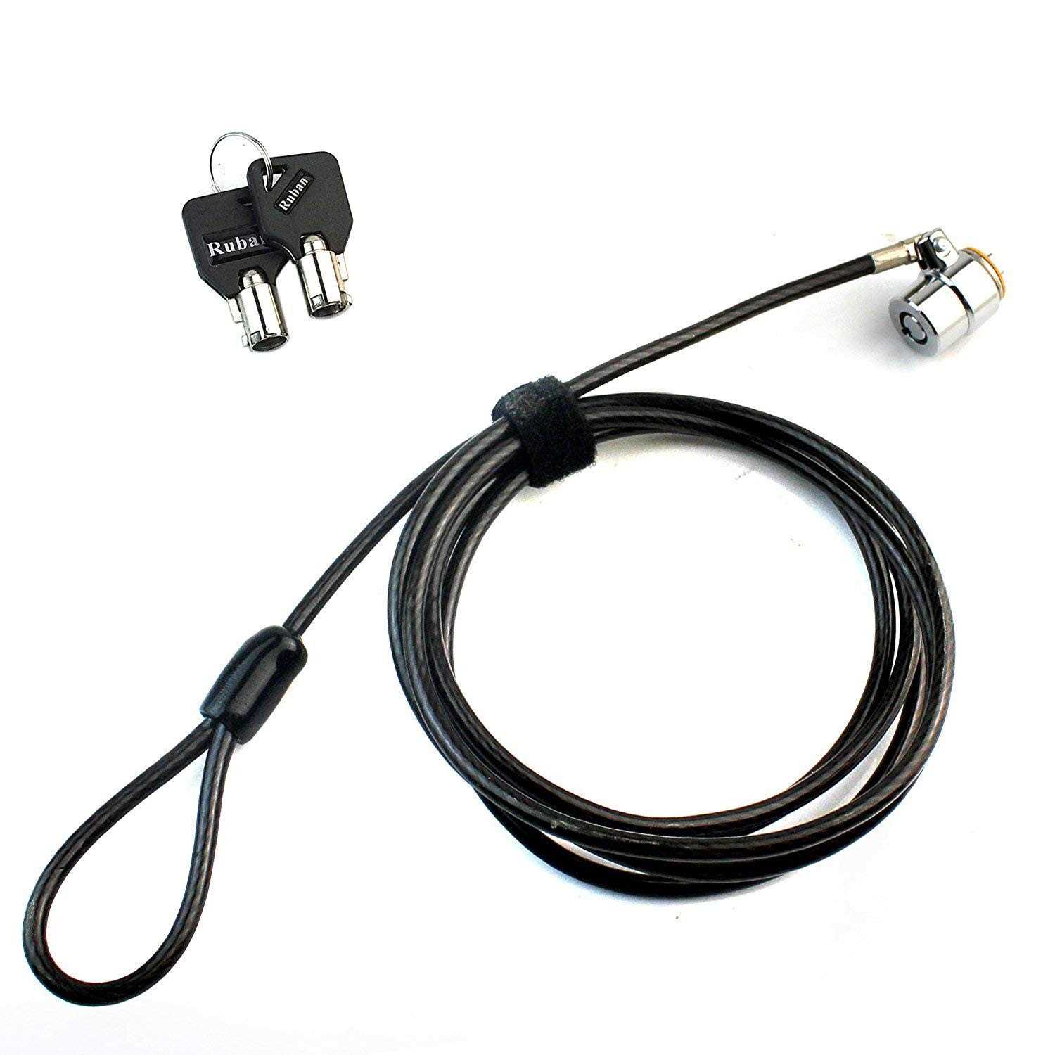 Ruban Notebook Lock and Security Cable Two Keys - Inhomebuy