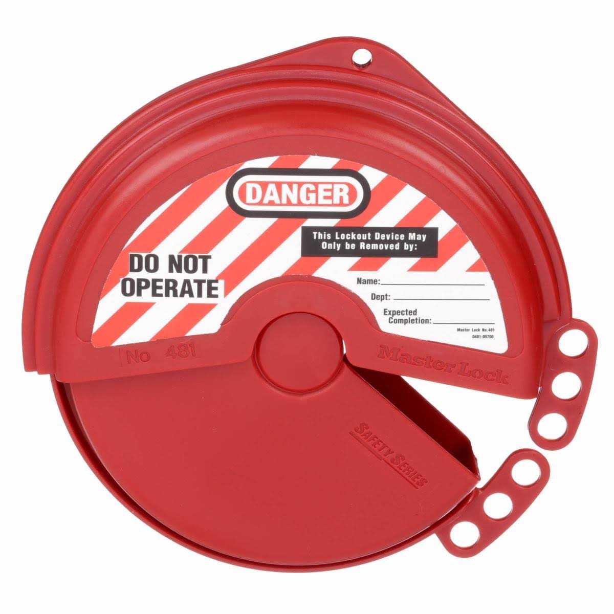 Master Lock 468L Seal-Tight Handle-Off Ball Valve Lockout - Inhomebuy